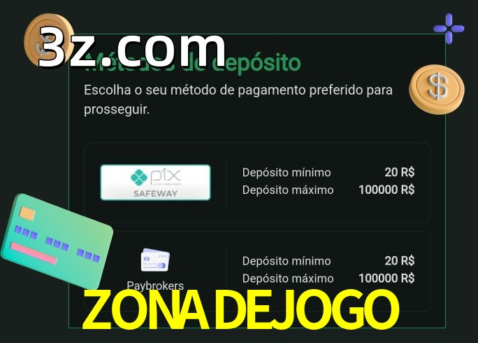 O cassino ZONADEJOGObet oferece uma grande variedade de métodos de pagamento